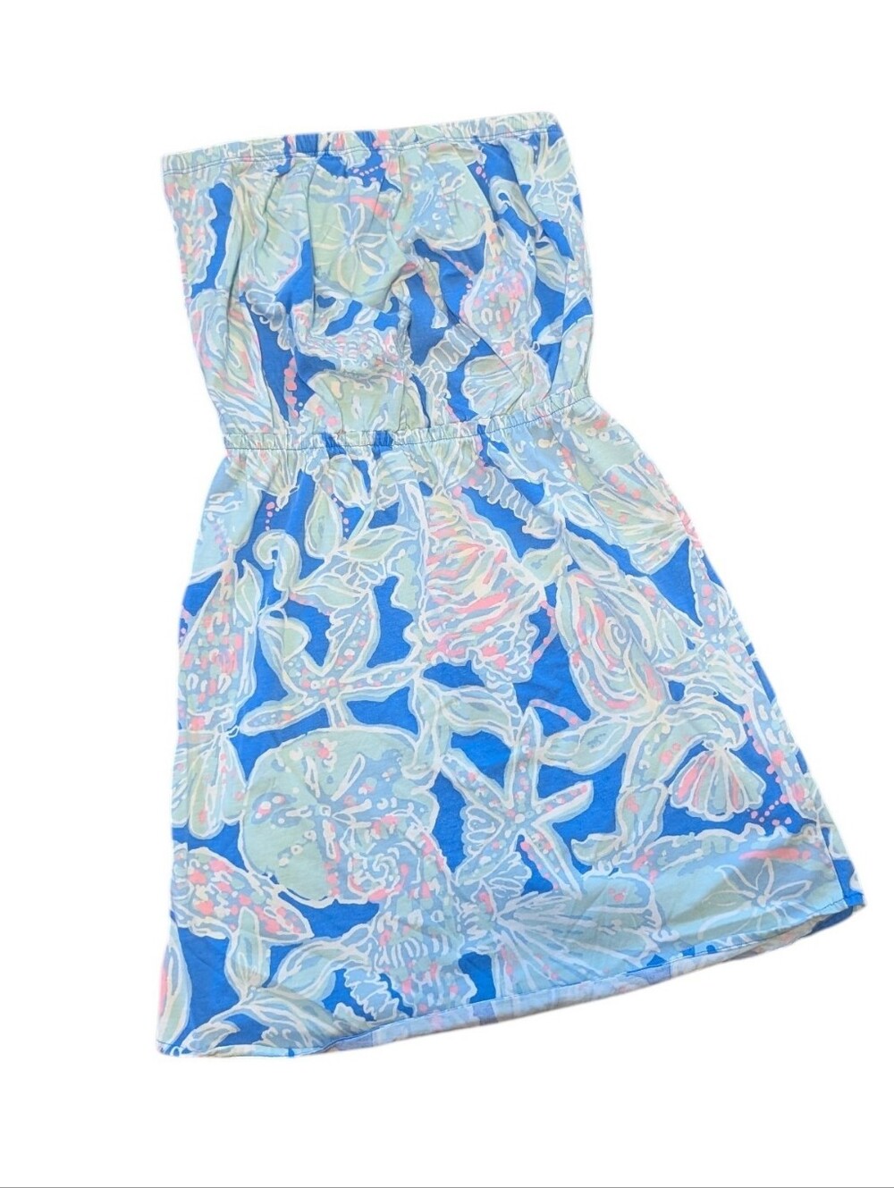 Lilly Pulitzer Windsor Strapless Mini Dress Into The Deep XS X-Small